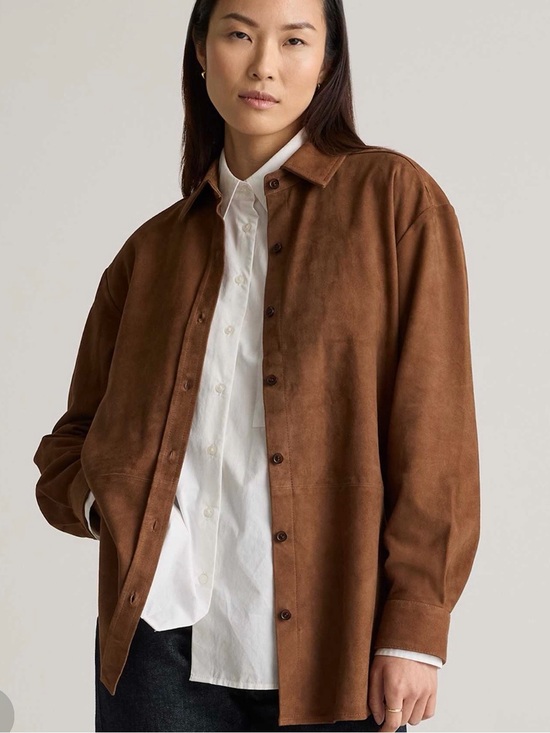 Quince Jackets & Blazers - Quince Real Suede Shirt or Light Jacket